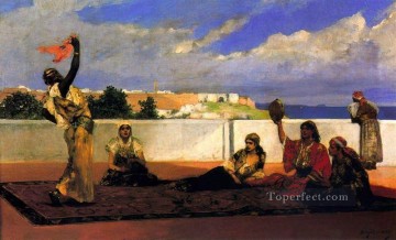 ラ・ダンス・デュ・フーラール ジャン・ジョゼフ・ベンジャミン・コンスタン・アラベール Oil Paintings